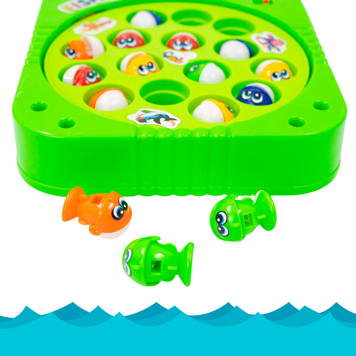 Brinquedo Pesca Pega Peixe Jogo Pescaria Infantil Giratorio A Pilha
