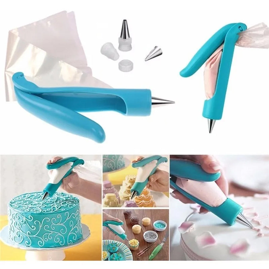 Caneta Decorativa Bolo Doces Cupcakes Bicos Saco Confeitaria