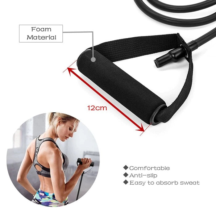 Elastico De Tensão Pull Rope Multifuncional Academia - Fitness
