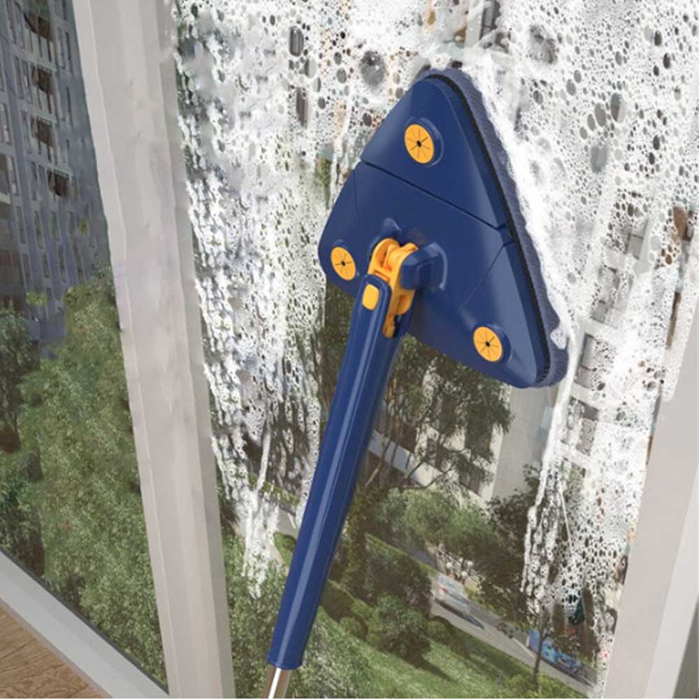 CDSP - Esfregão de Limpeza Ajustavel Giratorio Triangular Mop Twist