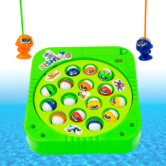Brinquedo Pesca Pega Peixe Jogo Pescaria Infantil Giratorio A Pilha