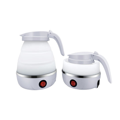 Chaleira Eletrica Dobravel Jarra Bule Silicone 600W 110v 600ml Portatil