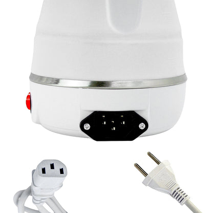 Chaleira Eletrica Dobravel Jarra Bule Silicone 600W 110v 600ml Portatil