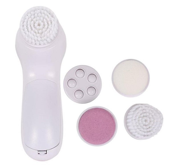 Massageador Facial 5 Em 1 Limpeza Pele Esfoliante Portatil Beleza