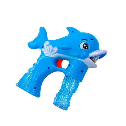Lança Bolhas De Sabão Pistola Lançador De Bolinhas Golfinho