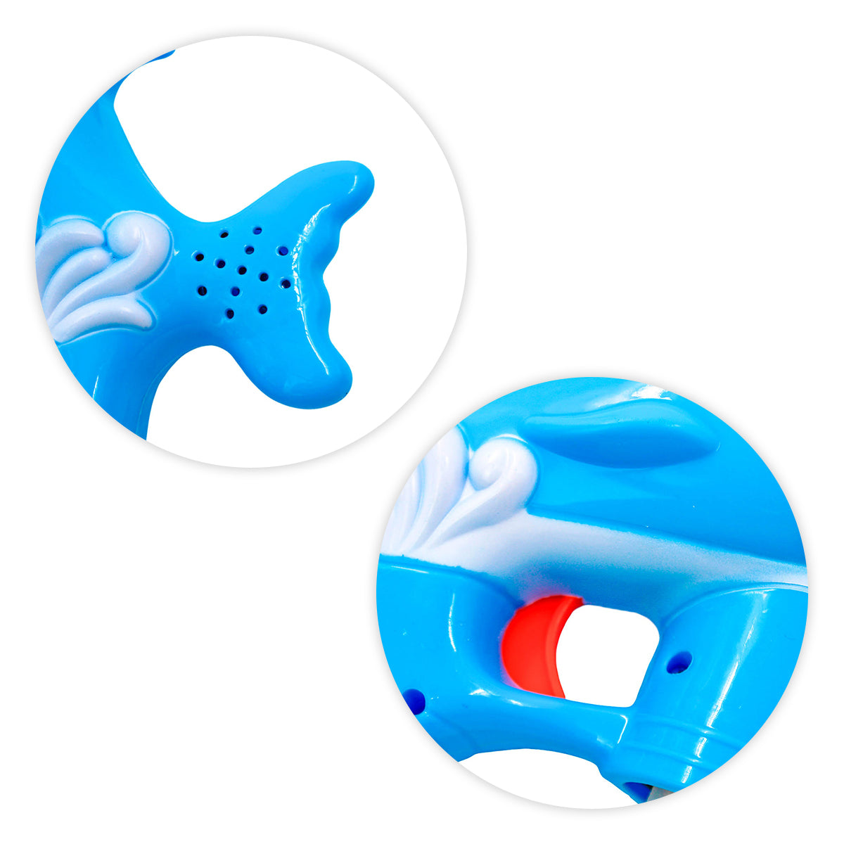 Lança Bolhas De Sabão Pistola Lançador De Bolinhas Golfinho