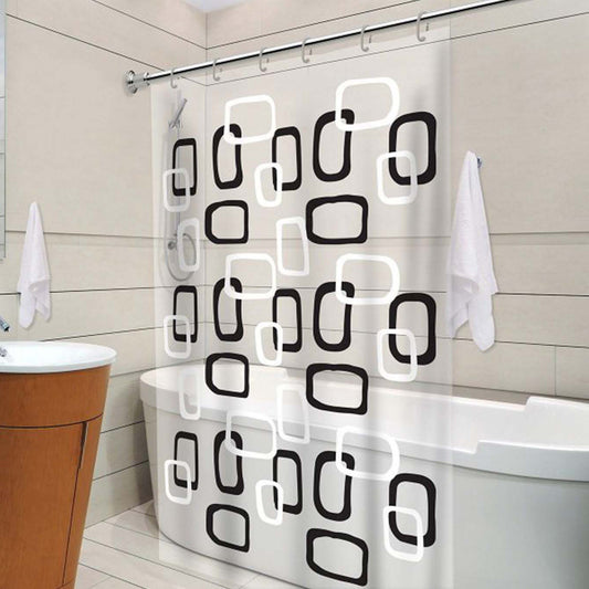 Cortina Box Banheiro Antimofo Impermeavel Pvc Estampa Ibiza