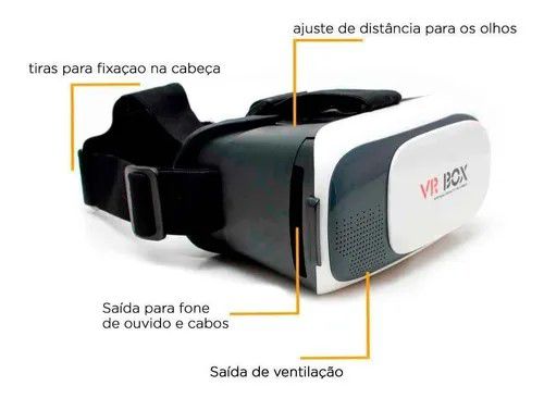 Oculos 3d Realidade Virtual Com Controle Para Celular Jogos