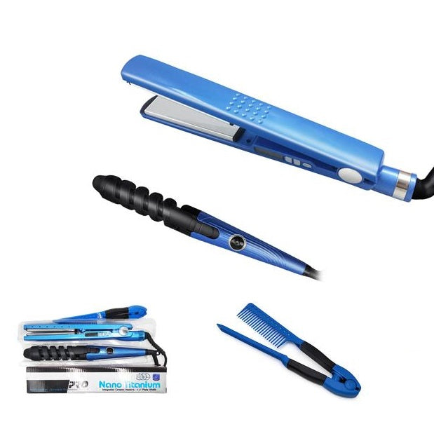 Kit 3 Em 1 Chapinha Modelador De Cachos Profissional 110V 450F