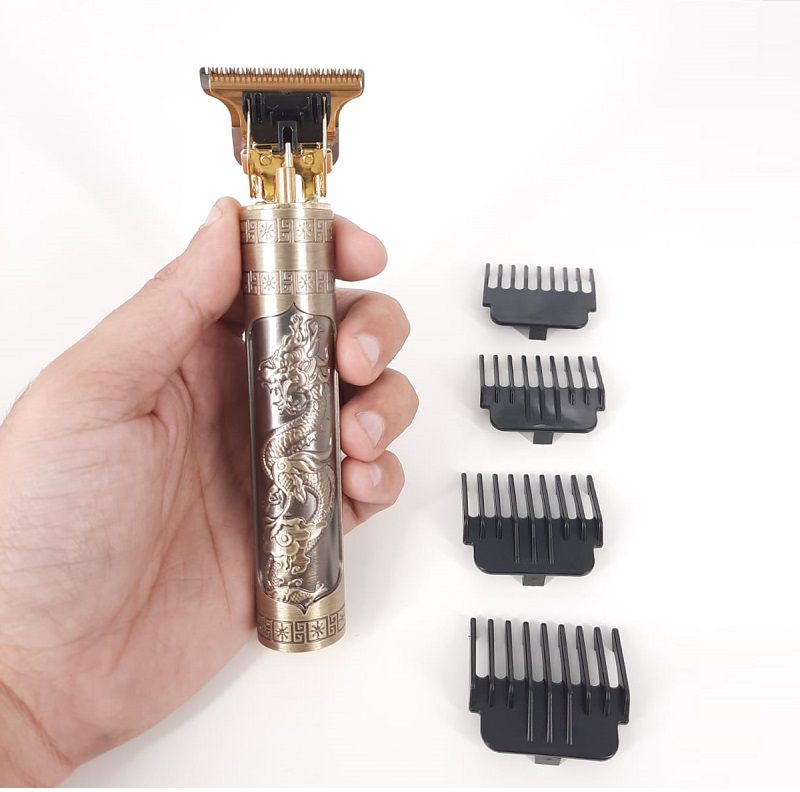 Maquina De Cortar Cabelo Dragão USB recarregavel