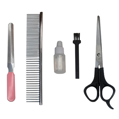Kit Pet Maquina Recarregavel Tosa De Cães E Gatos