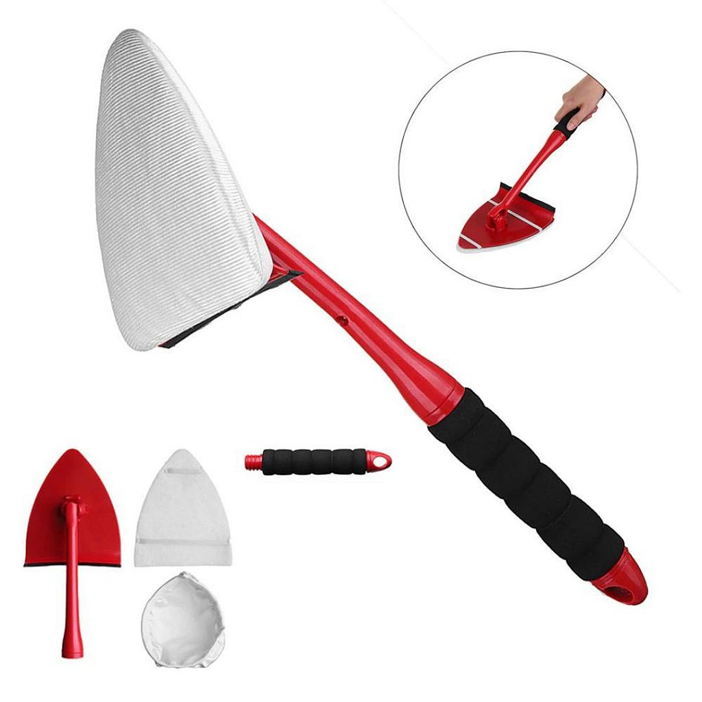 Kit de limpeza Escova Rodo Magico 360 Limpa Vidro Espelho Janela