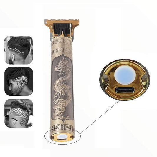 Maquina De Cortar Cabelo Dragão USB recarregavel